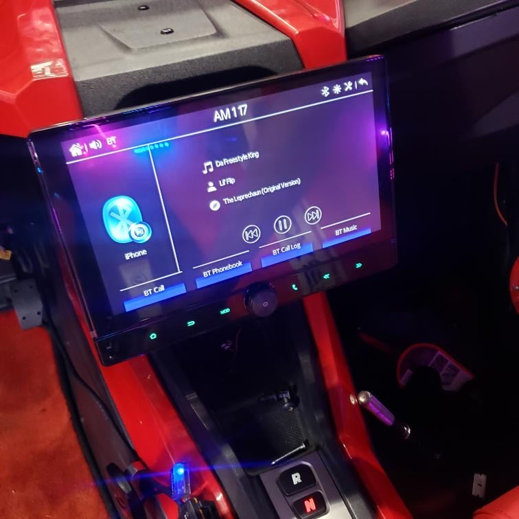 Custom touchscreen mobile electronics installation