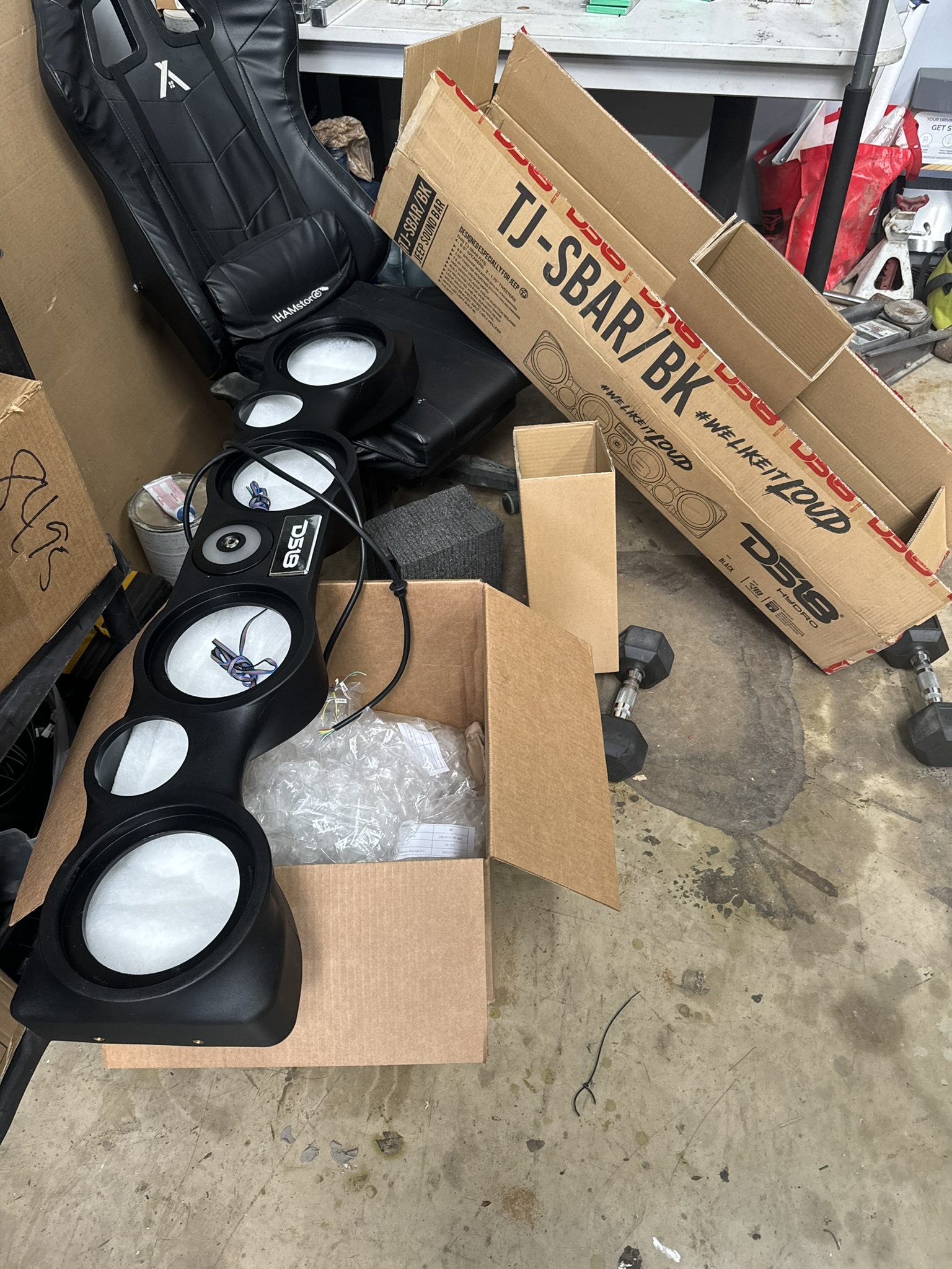 Custom speaker installation components